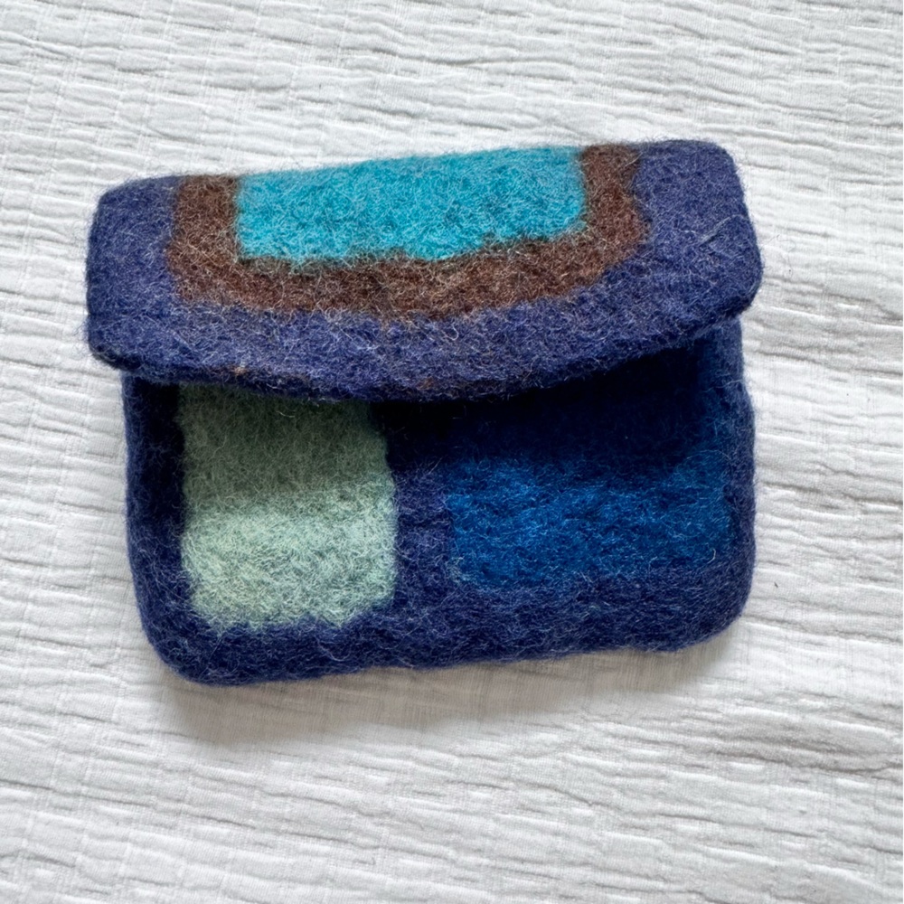 Erik & Mike wool coin purse